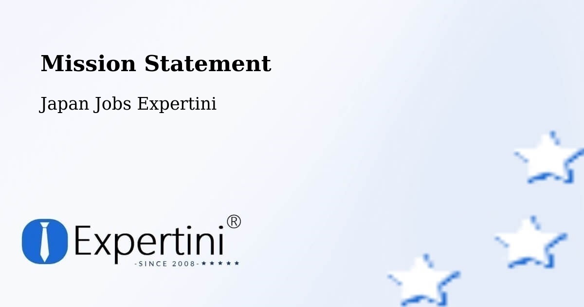 Corporate Mission – Hiroshima Shi - Japan Jobs Expertini
